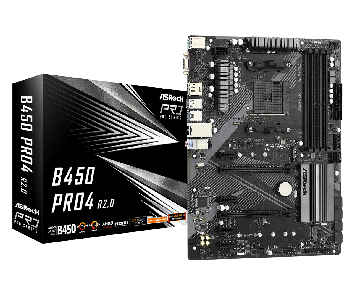 ASRock > B450 Pro4 R2.0